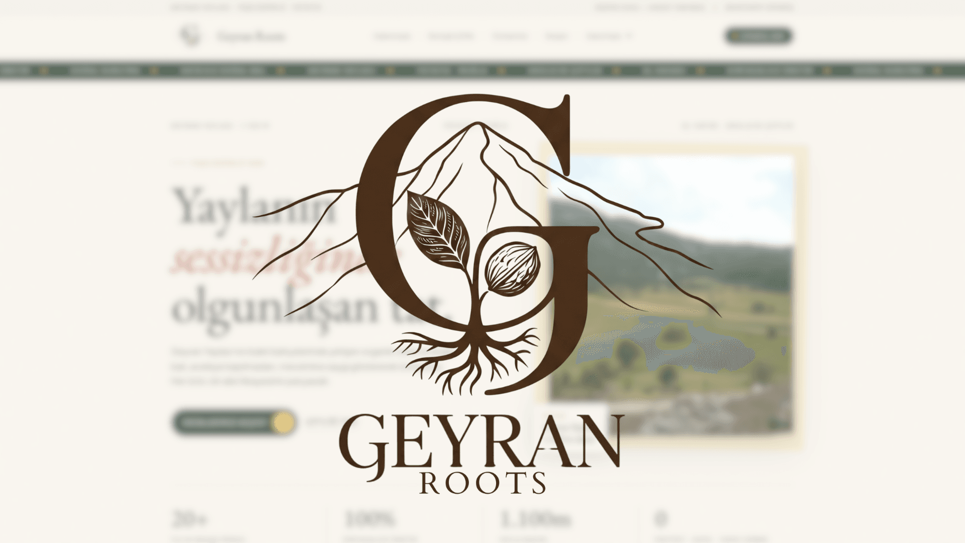 Geyran Roots — Ekolojik Çiftlik Web Sitesi